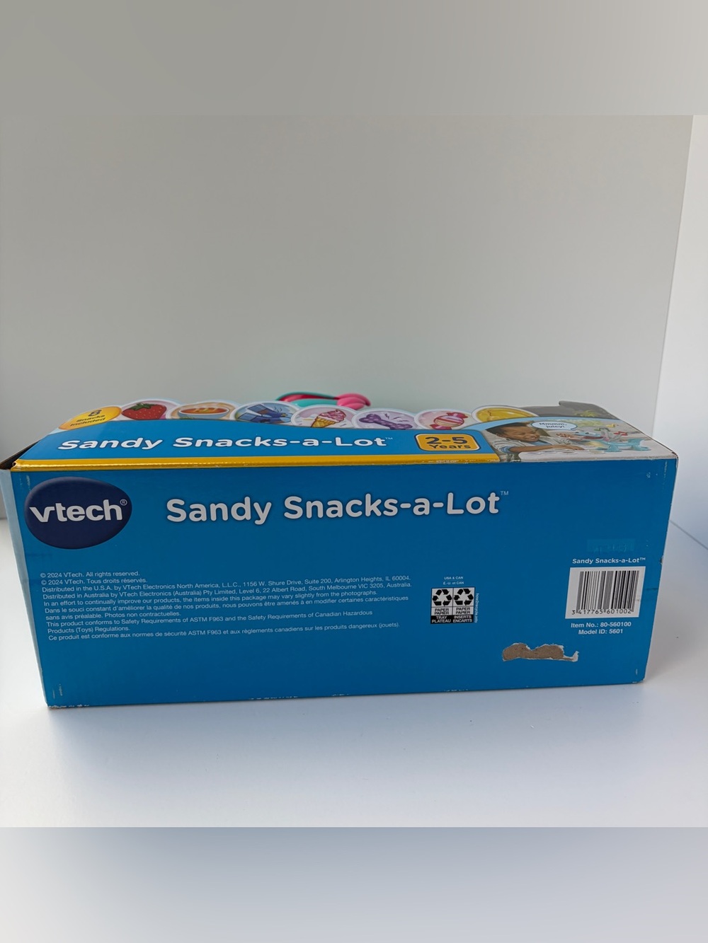VTech Sandy Snacks-a-Lot Axolotl Interactive Feeding Learning Toy - Picture 3 of 9